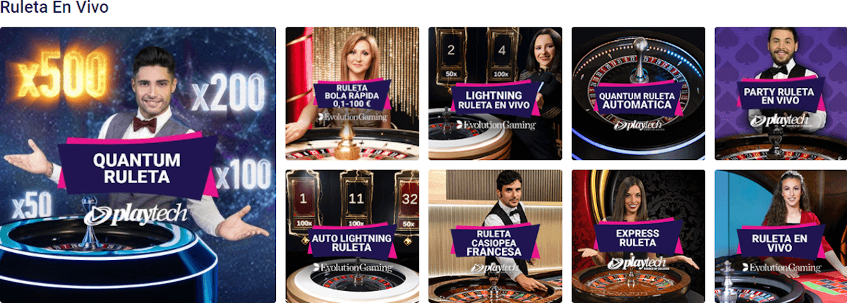mesas de ruleta