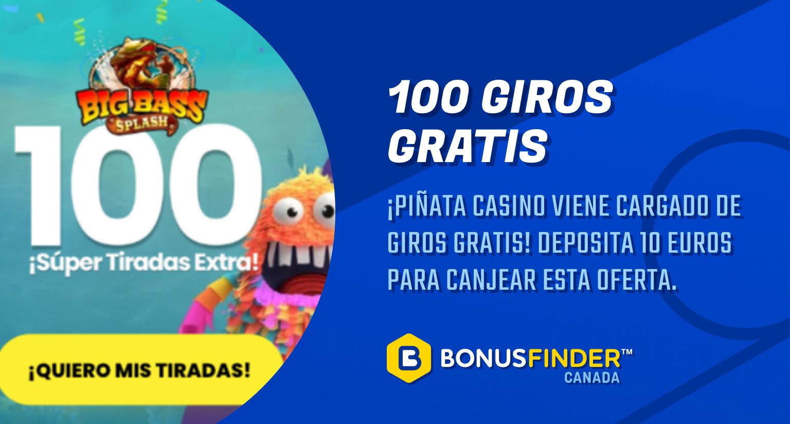 Piñata casino giros gratis
