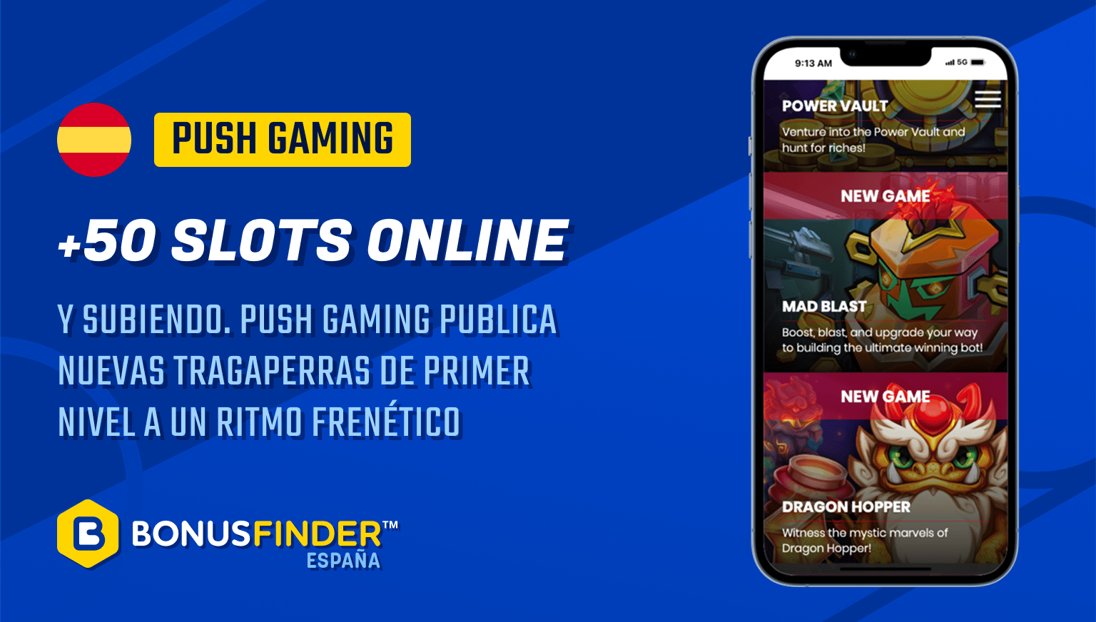 Push gaming slots