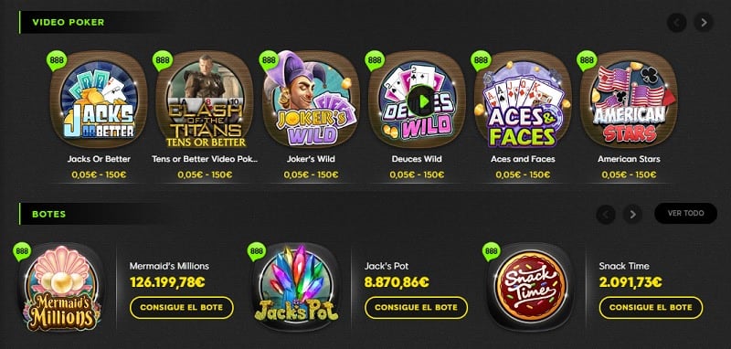 video poker espana